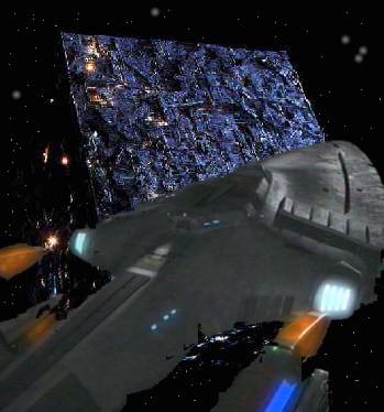 The Phoenix-X approaches the Borg Cube